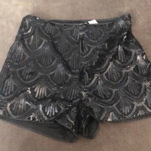 NWOT Sequin shorts